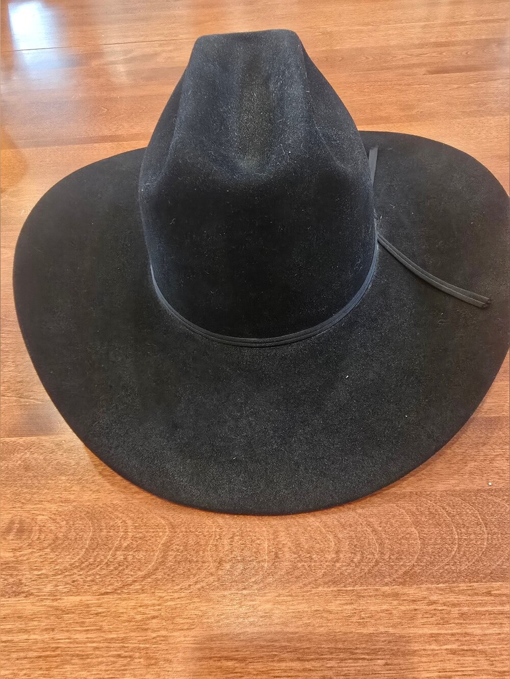 Resistol Laredo Black XXXX Beaver Western Cowboy Hat 7 1/8 Made in Texas USA